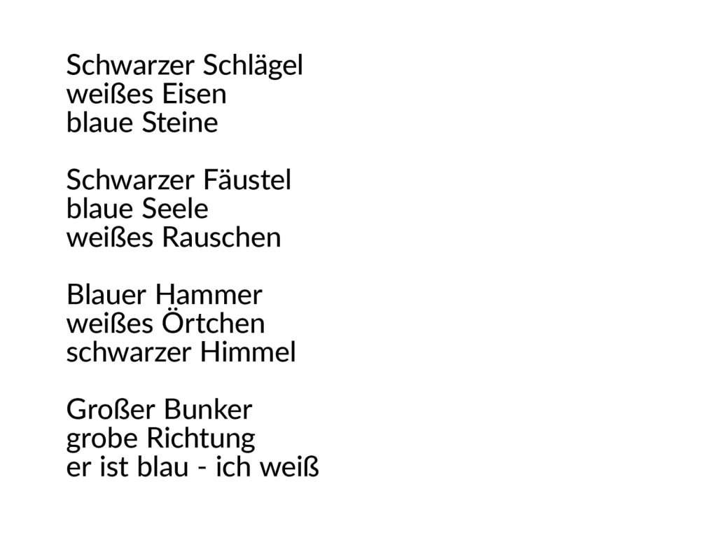 Erlaubnisfelder, Text 10