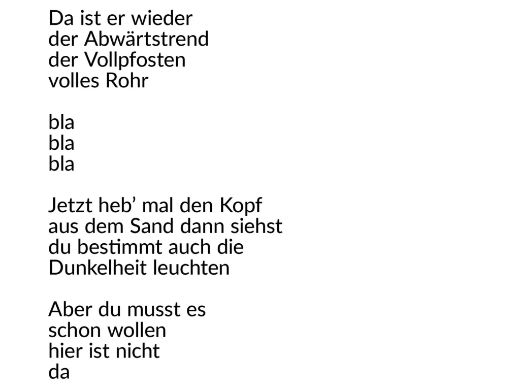 Erlaubnisfelder, Text 12