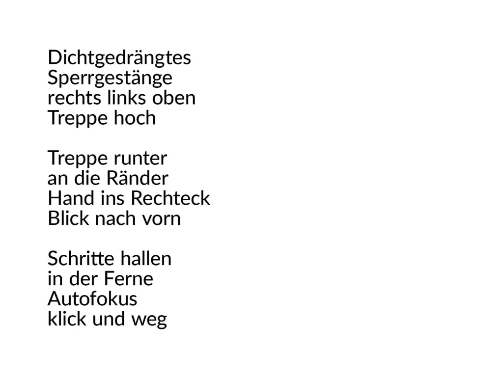 Erlaubnisfelder, Text 16